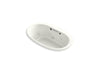 KOHLER K-5714-XHGH Underscore 59-3/4" x 35-3/4" drop-in Heated BubbleMassage air bath with whirlpool