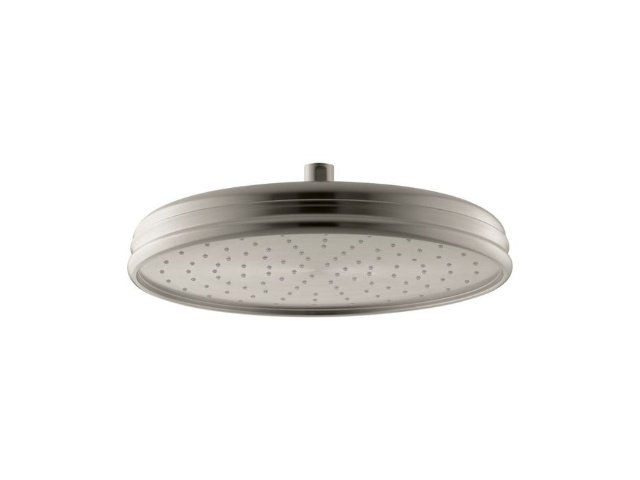 KOHLER Traditional 12" single-function rainhead, 2.5 gpm