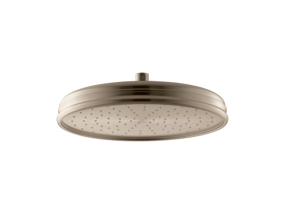 KOHLER Traditional 12" single-function rainhead, 2.5 gpm