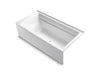 KOHLER K-1125-RAW Archer 72" x 36" alcove bath with Bask heated surface, alcove, right drain