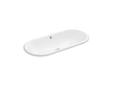 KOHLER K-20213 Iron Plains 33" oval drop-in/undermount bathroom sink