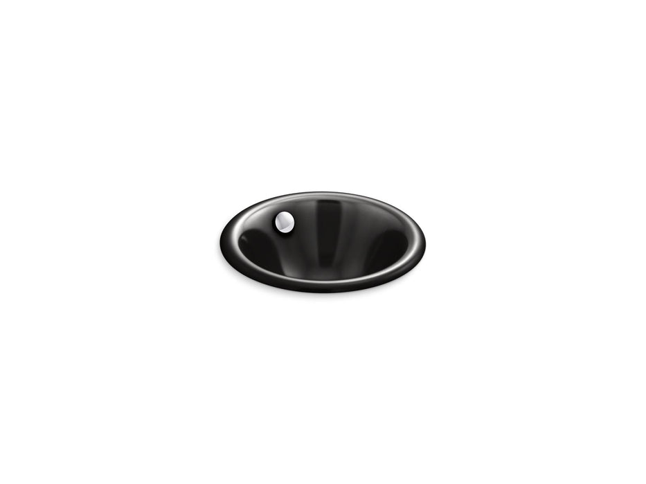 KOHLER K-20211 Iron Plains 12" round drop-in/undermount/vessel bathroom sink