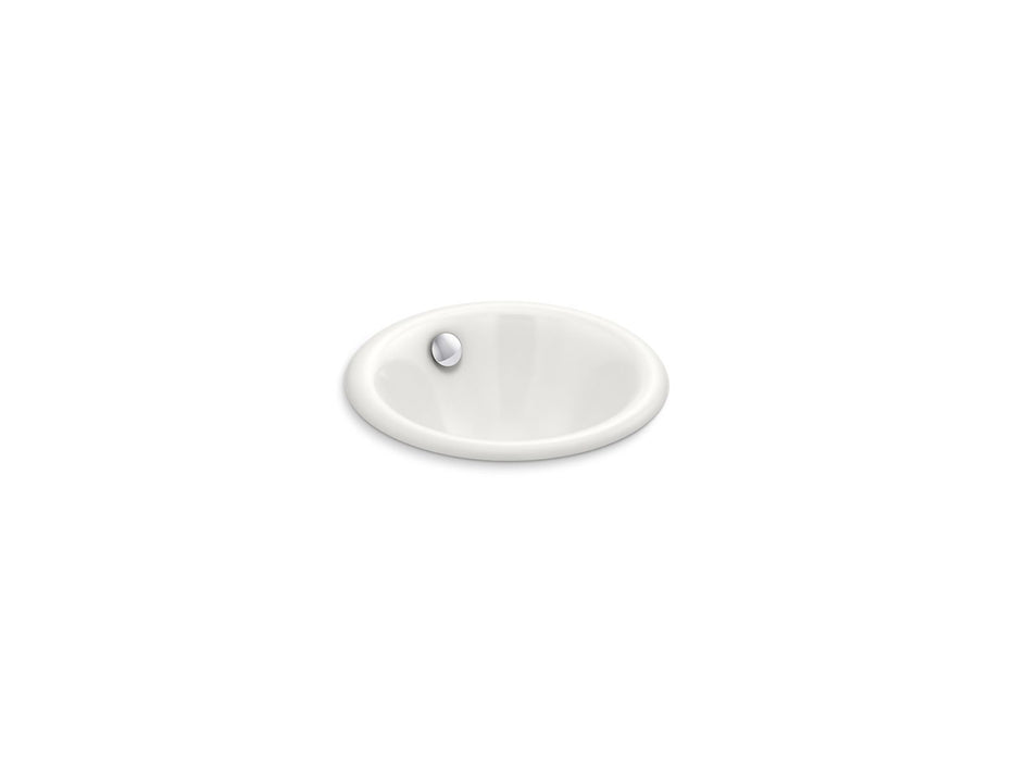 KOHLER K-20211 Iron Plains 12" round drop-in/undermount/vessel bathroom sink