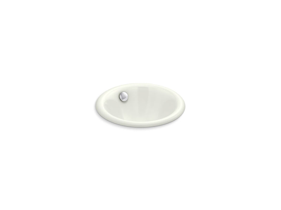 KOHLER K-20211 Iron Plains 12" round drop-in/undermount/vessel bathroom sink