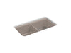 KOHLER K-8199 Cairn 33-1/2" undermount double-bowl kitchen sink