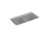 KOHLER K-8199 Cairn 33-1/2" undermount double-bowl kitchen sink