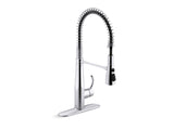 KOHLER K-22033 Simplice Semi-professional kitchen sink faucet with three-function sprayhead