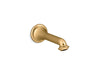 KOHLER K-72792 Artifacts Wall-mount bath spout with turned design