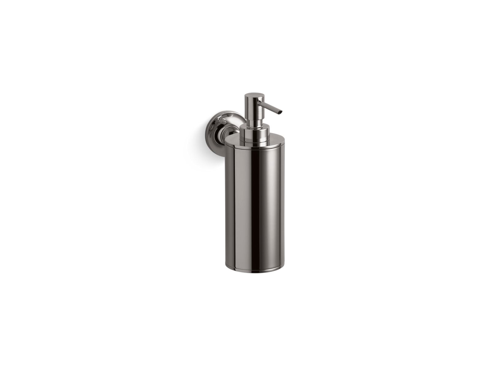 KOHLER Purist Wall Mounted Soap/Lotion Dispenser in Matte Black