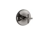 KOHLER K-T14488-3 Purist MasterShower temperature control valve trim with cross handle