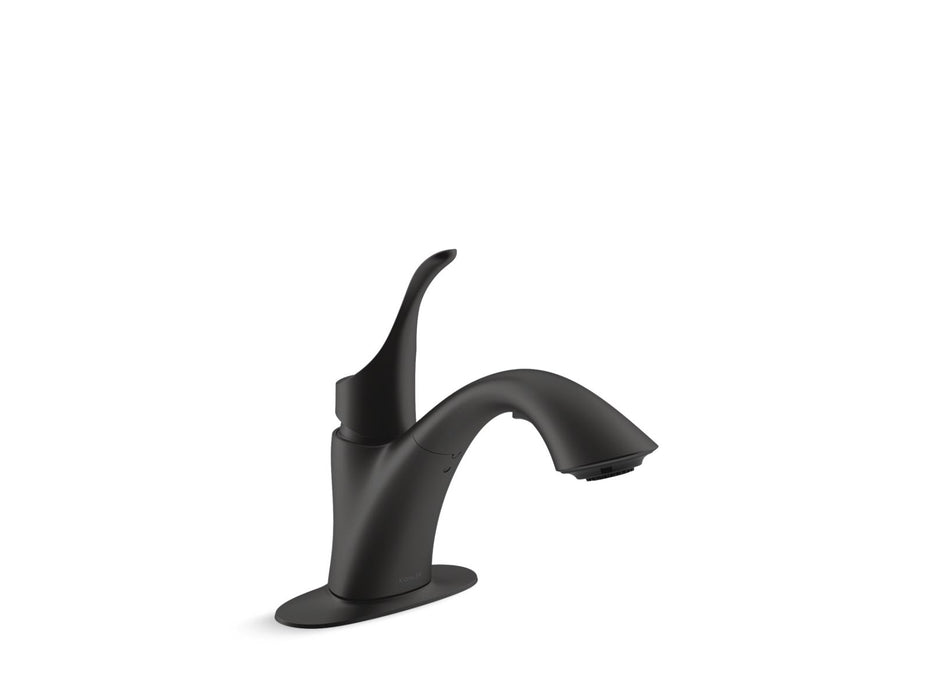 KOHLER K-22035 Simplice Pull-out laundry sink faucet with two-function sprayhead