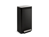 KOHLER K-20941 8-gallon loft stainless steel step trash can