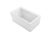 KOHLER K-24010 Stargaze 60" x 34" freestanding bath with straight shroud