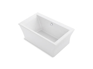 KOHLER K-24011 Stargaze 60-1/4" x 34-1/4" freestanding bath with fluted shroud