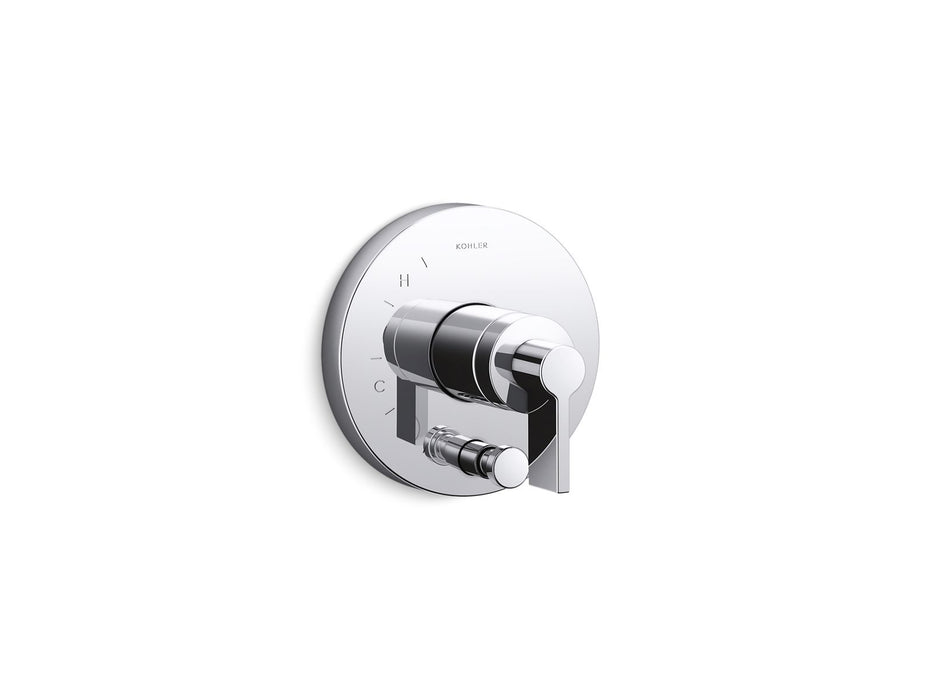 KOHLER Components Rite-Temp valve trim with Lever handle and diverter