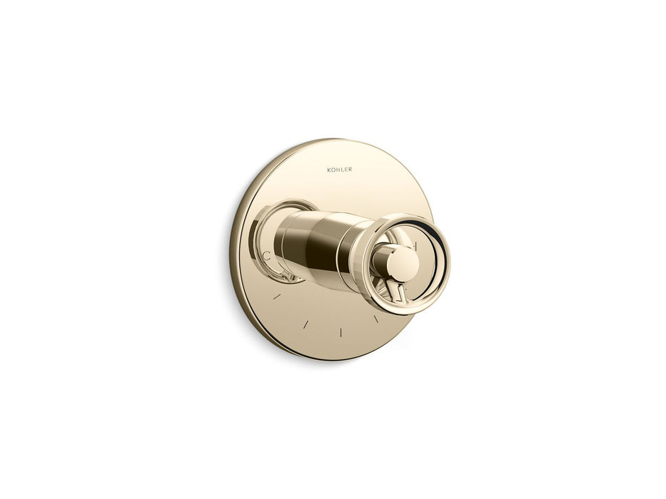 KOHLER Components MasterShower temperature control valve trim with Industrial handle