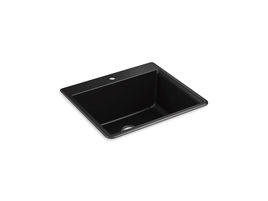 KOHLER K-28003-1 Kennon 25" top-/undermount single-bowl kitchen sink