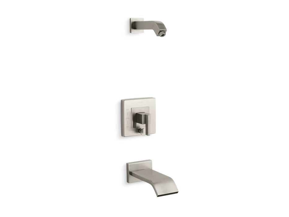KOHLER K-T14664-4L Loure Rite-Temp bath and shower trim kit with push-button diverter, without showerhead