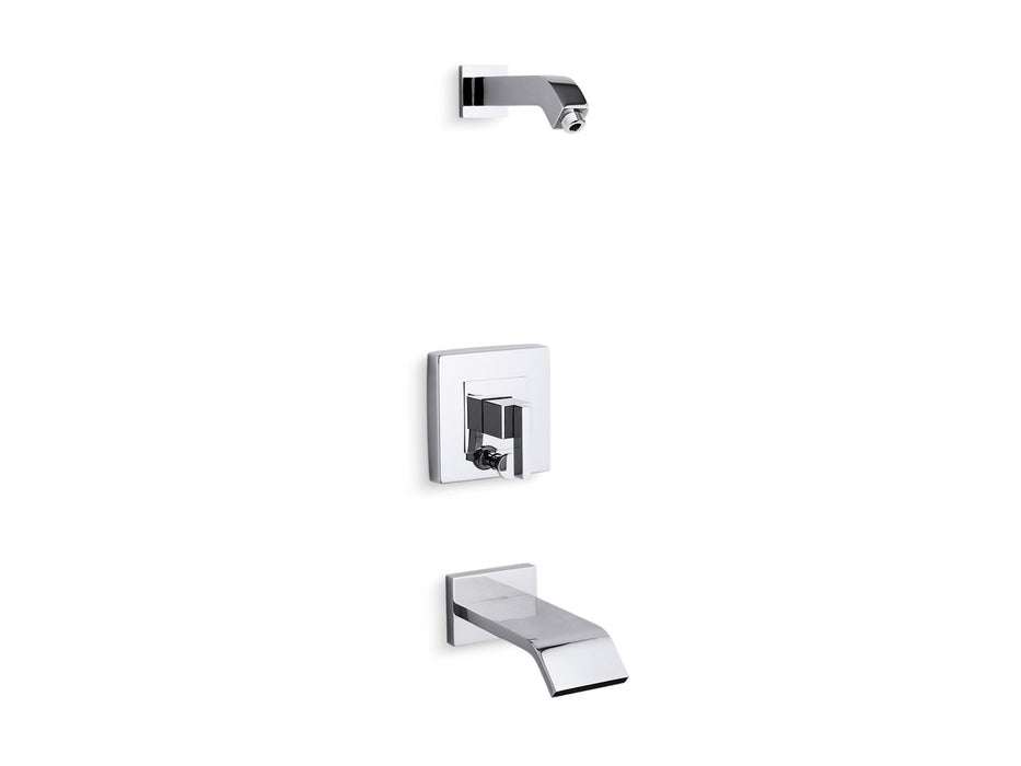 KOHLER K-T14664-4L Loure Rite-Temp bath and shower trim kit with push-button diverter, without showerhead