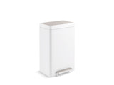 KOHLER K-20956 Dual-compartment step trash can