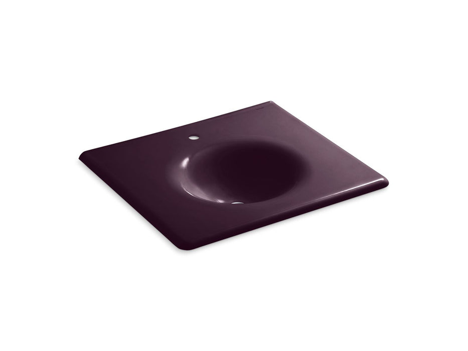 KOHLER Iron/Impressions 25" Enameled cast iron vanity top with integrated round sink