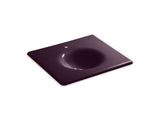 KOHLER K-3048-1 Iron/Impressions 25" Enameled cast iron vanity top with integrated round sink