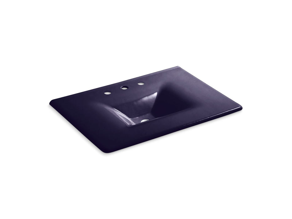 KOHLER Iron/Impressions 31" Enameled cast iron vanity top with integrated rectangular sink