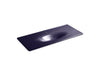 KOHLER Iron/Impressions 49" Enameled cast iron vanity top with integrated oval sink