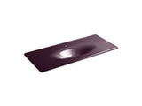 KOHLER K-3053-1 Iron/Impressions 49" Enameled cast iron vanity top with integrated oval sink