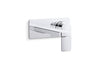 KOHLER K-22567-4 Parallel Wall-mount single-handle bathroom sink faucet, 1.2 gpm