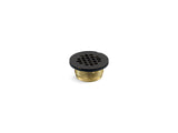 KOHLER K-22675 Round brass shower receptor drain