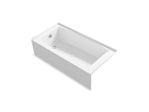KOHLER K-26109-LA Entity 60" x 30" alcove bath, left drain