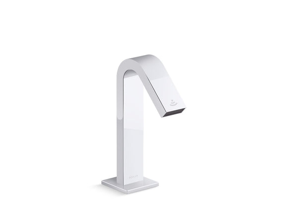 KOHLER K-106L77-SANL Loure Touchless faucet with Kinesis sensor technology and temperature mixer, Hybrid-powered