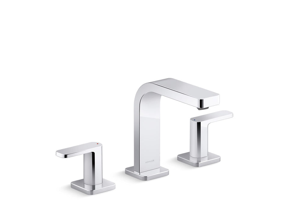 KOHLER K-23484-4 Parallel Widespread bathroom sink faucet, 1.2 gpm