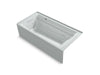 KOHLER K-1124-XGHLA Archer 72" x 36" alcove Heated BubbleMassage air bath and whirlpool, left drain