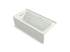KOHLER K-1949-XGHLA Archer 66" x 32" alcove Heated BubbleMassage air bath and whirlpool, left drain