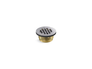 KOHLER K-22675 Round brass shower receptor drain