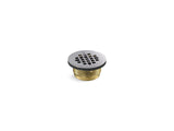 KOHLER K-22675 Round brass shower receptor drain