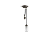 KOHLER K-22654-PE01 Artifacts 4" adjustable pendant