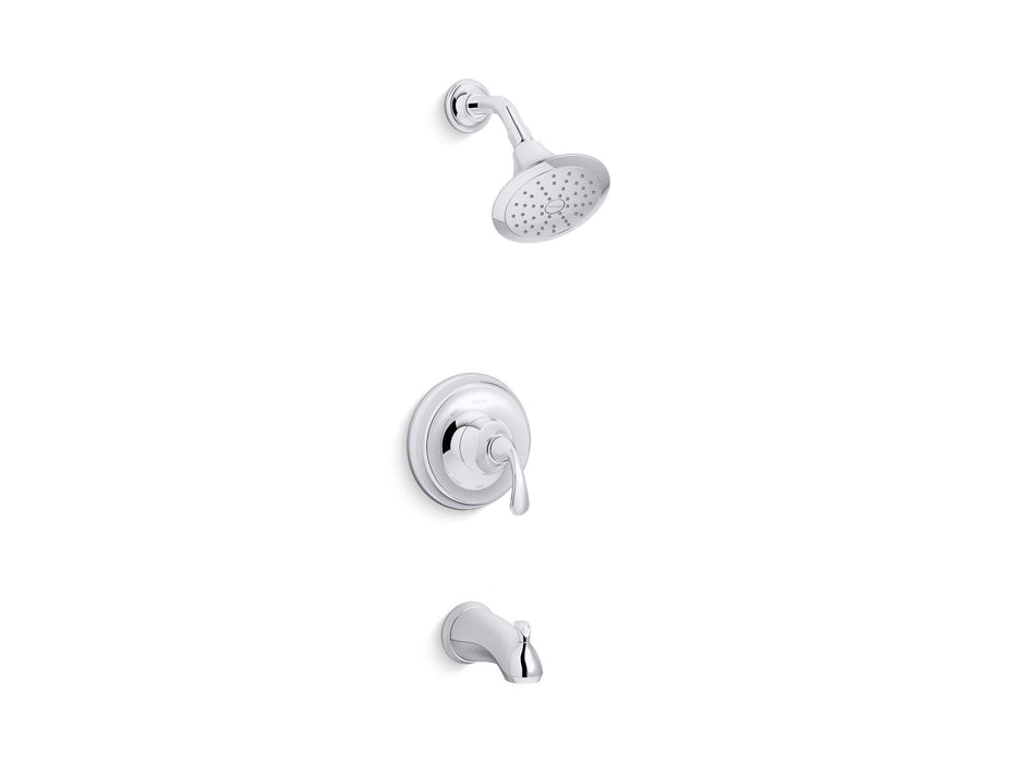 KOHLER K-TS10275-4G Forte Rite-Temp bath and shower trim kit, 1.75 gpm, slip-fit spout