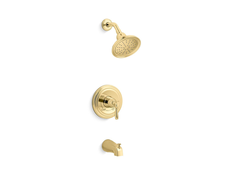 KOHLER K-TS395-4S Devonshire Rite-Temp bath and shower trim kit, 2.5 gpm, slip-fit spout