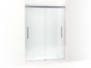 KOHLER K-707600-8L Pleat 79-1/16" H sliding shower door with 5/16"-thick glass