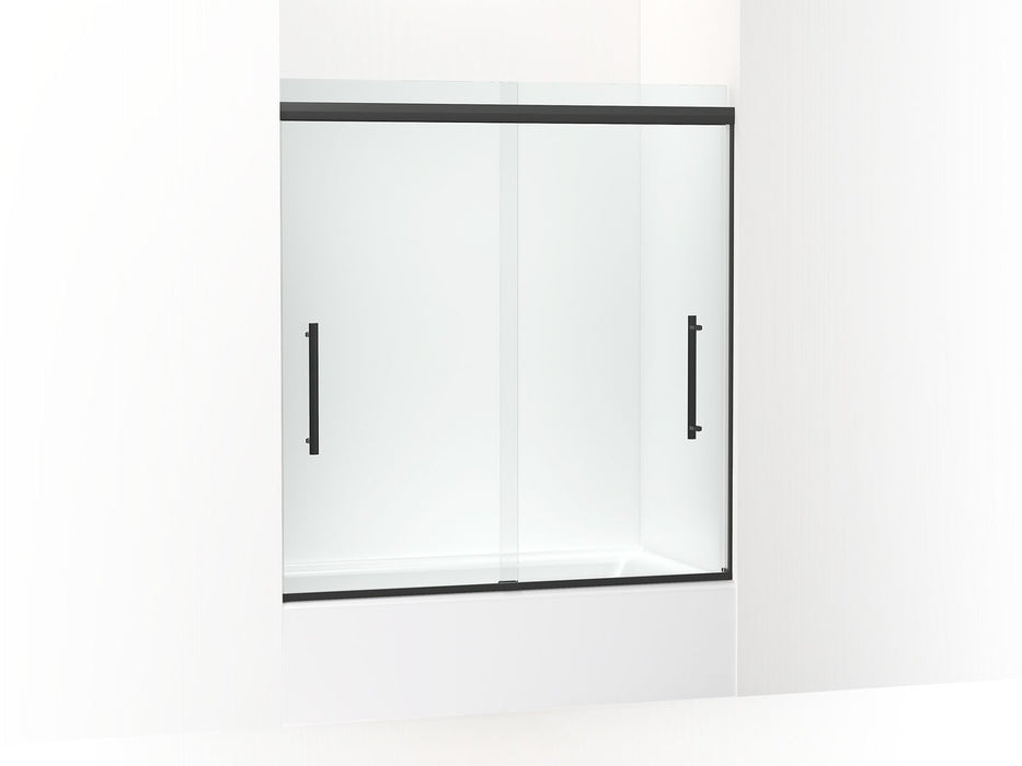 KOHLER K-707602-8L Pleat 63-9/16" H sliding bath door with 5/16"-thick glass