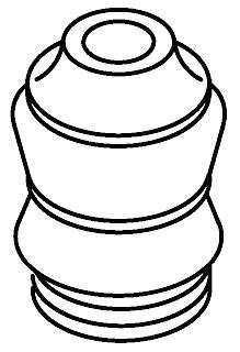 KOHLER K-77013-BN Skirt, Centerset