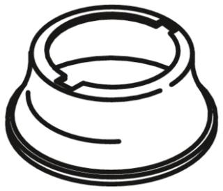 KOHLER K-1000193-G Single Hole Escutcheon
