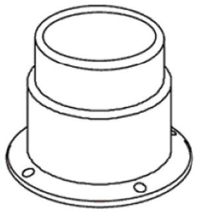 KOHLER K-75773-BN Escutcheon, Transfer Vlv