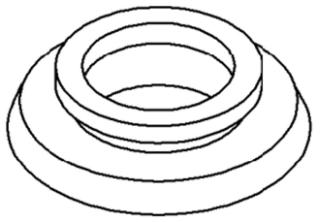 KOHLER K-77172-SN Escutcheon, Lav
