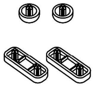 KOHLER K-97393-47 Kit, Bumper, Toilet Seat