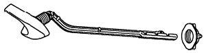 KOHLER K-1069724-96 Trip Lever Kit, Left