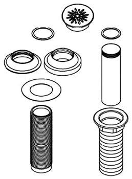 KOHLER K-1071974-PGD Grid Drain W/O Overflow